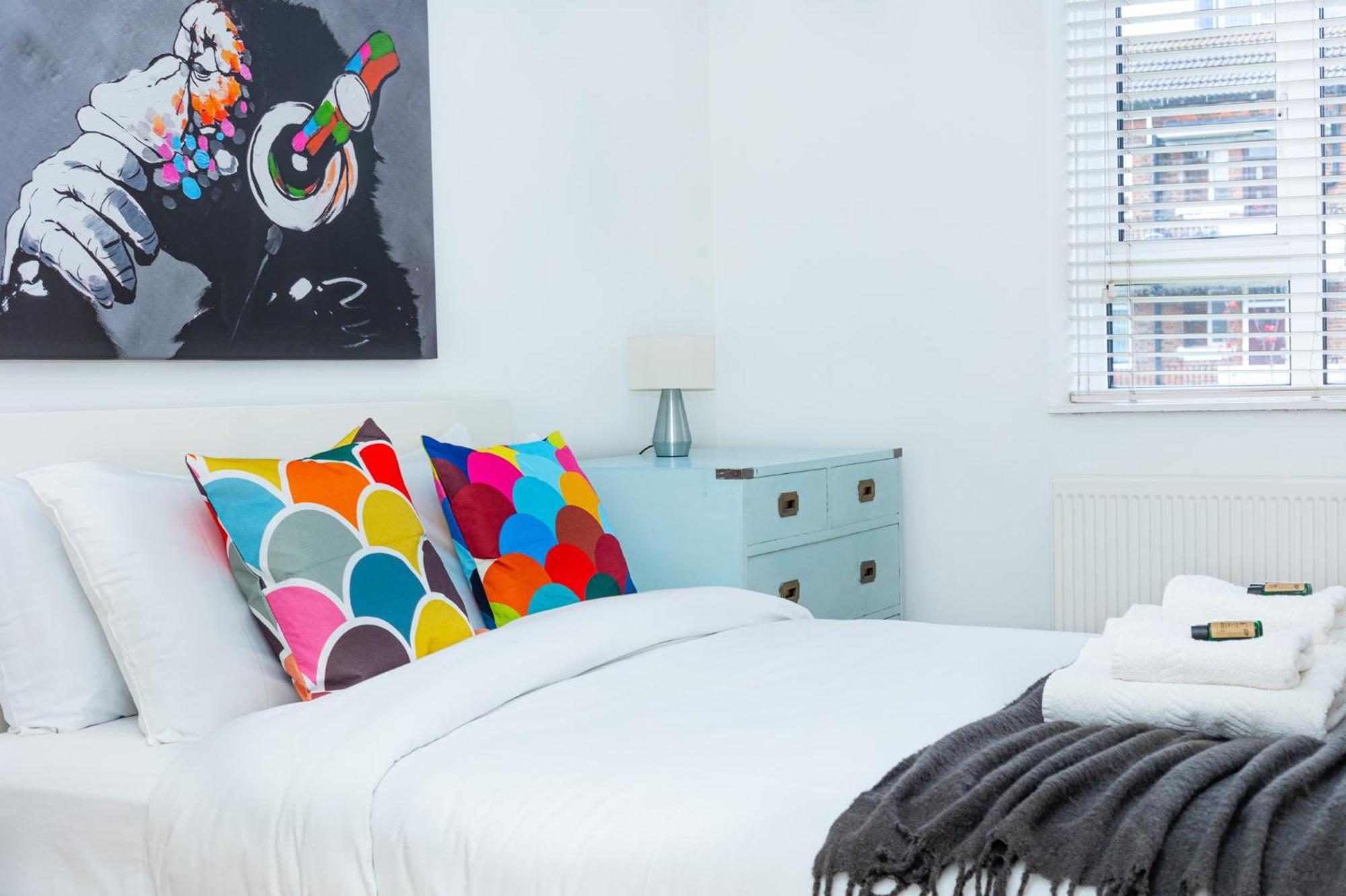 Bright Modern 1 Bedroom Flat, 5 Min To Vauxhall St London Exterior foto