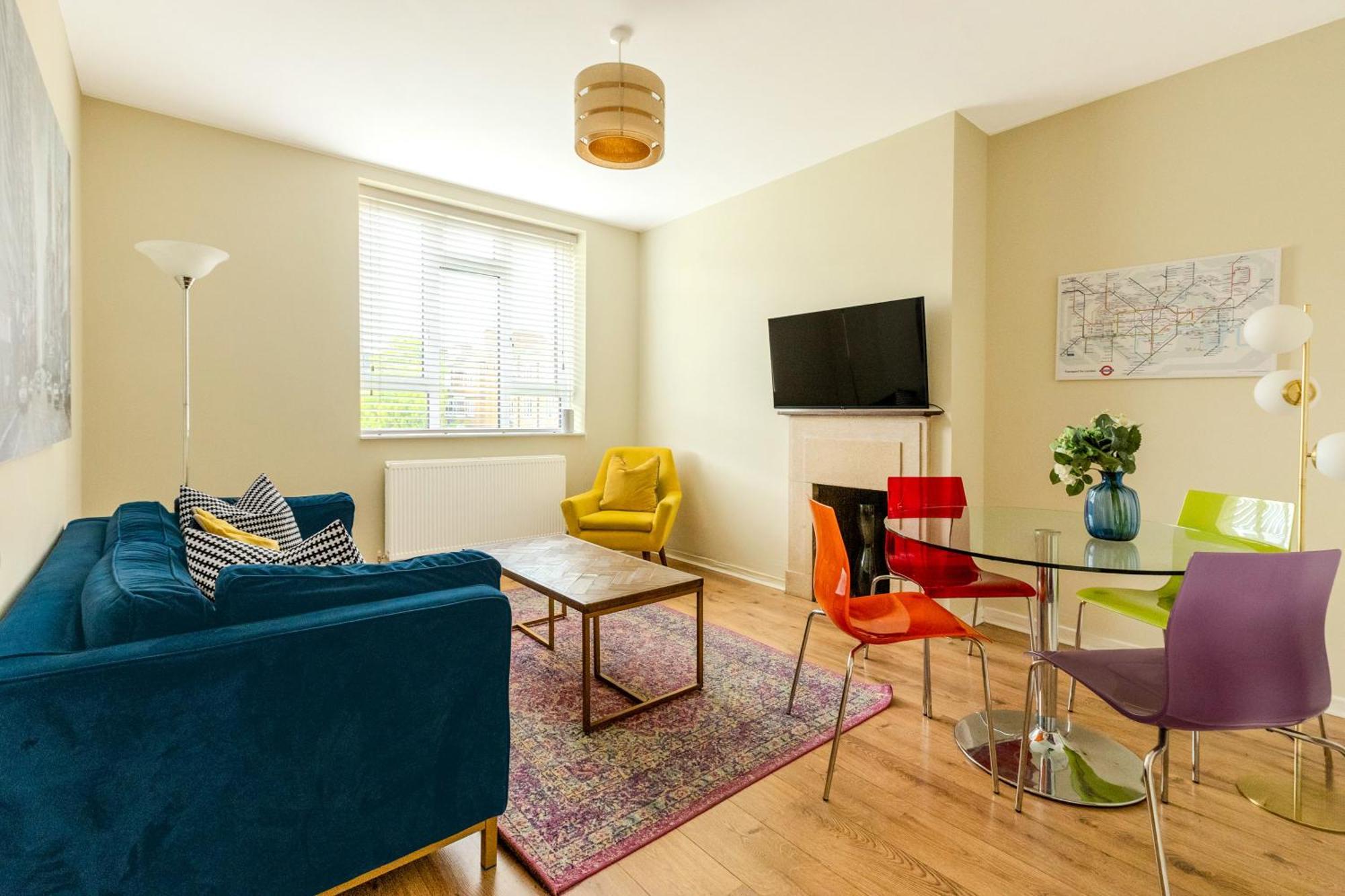 Bright Modern 1 Bedroom Flat, 5 Min To Vauxhall St London Exterior foto